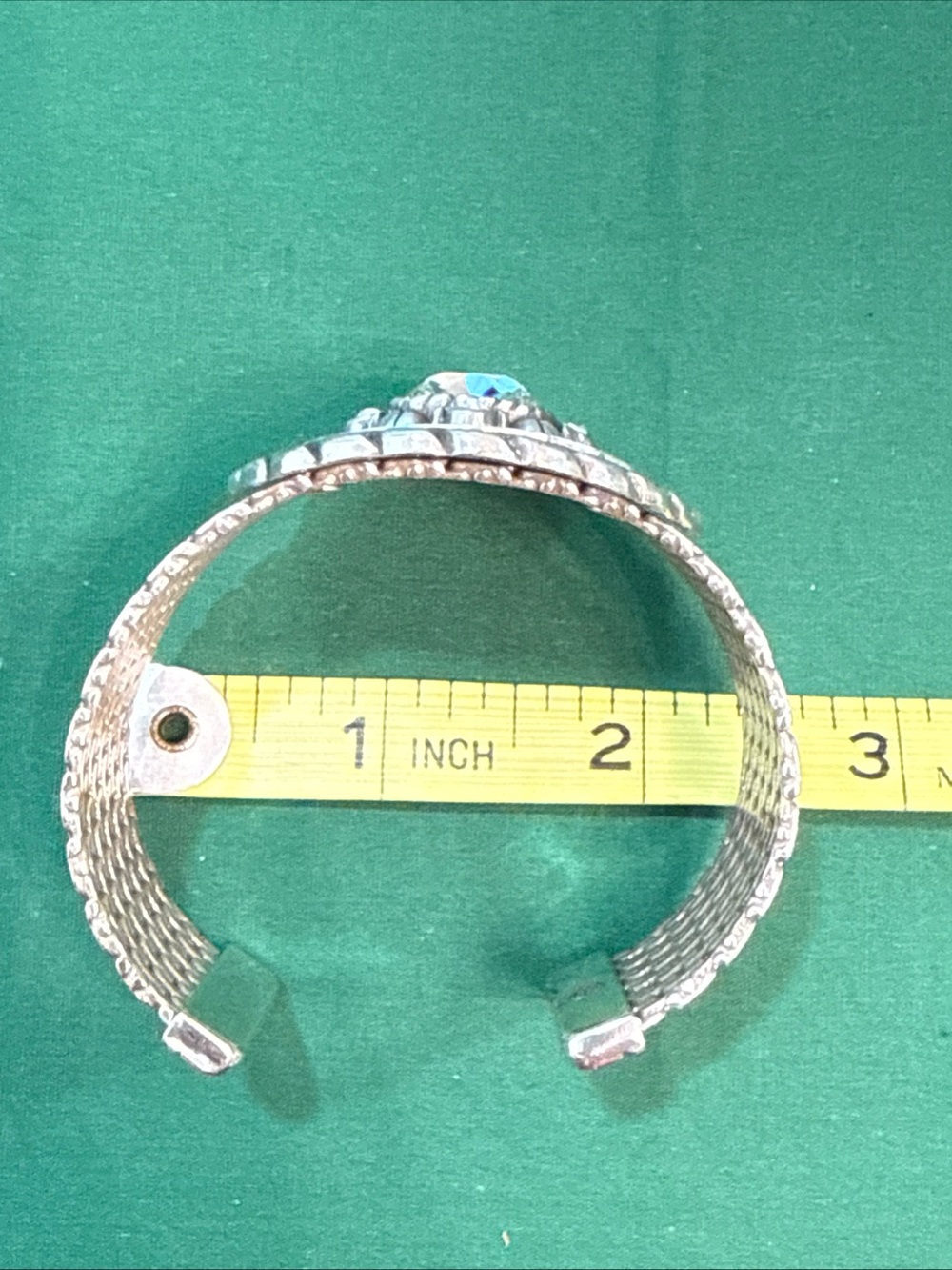 Brighton Galadriel Cuff Bracelet with clear crystal stones 87D - Picture 3 of 4